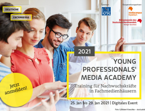 Young Professionals‘ Media Academy (YPMA) 2021 – erstmals als Online-Event
