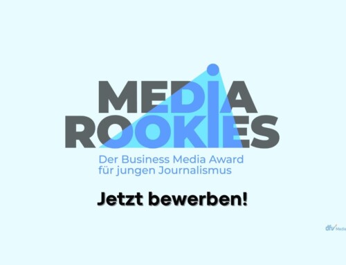 Premiere für den Award „Media Rookies“ für jungen Journalismus