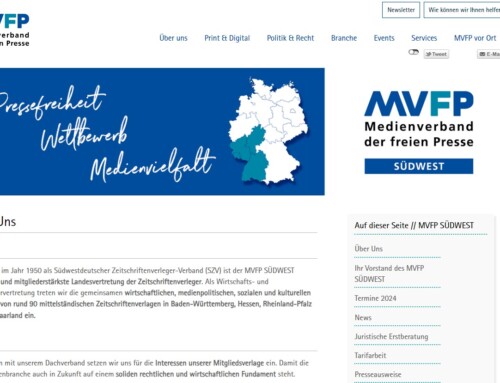 Wir sind umgezogen: Neue Website der Landesvertretung SÜDWEST